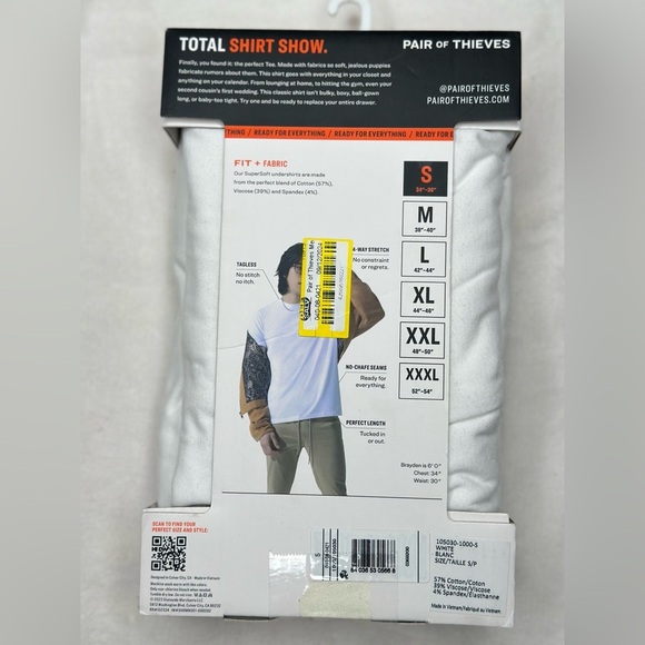 Pair of Thieves Men's Classic Fit Short Sleeve Crewneck T-Shirt Size Small 2pk - Picture 5 of 6